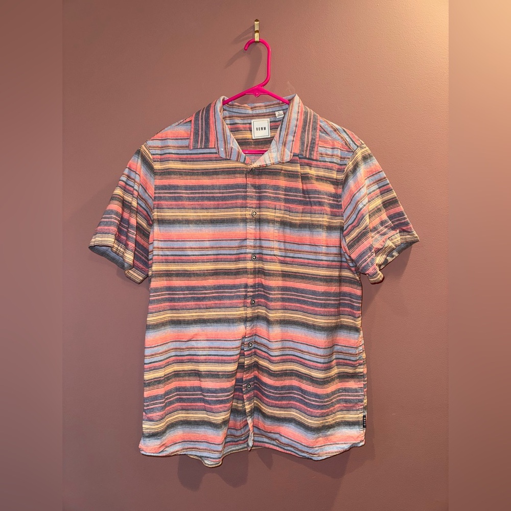 Brixton Multicolor Striped Casual Shirt